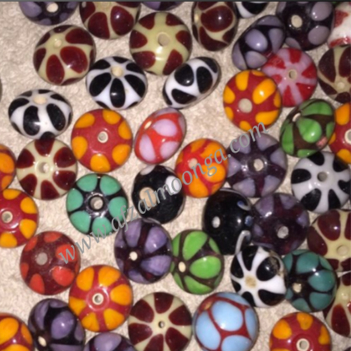 fancy glass beads