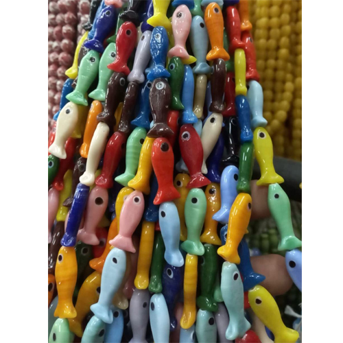 Glass Fish Beads