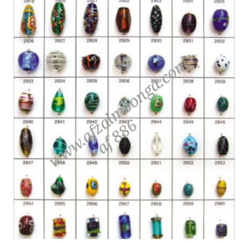 fancy glass beads